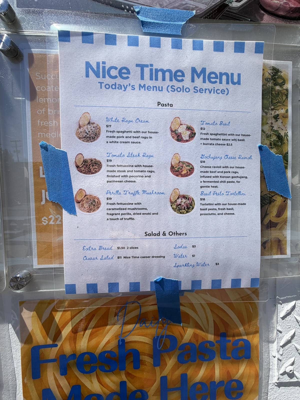 Nice Time меню