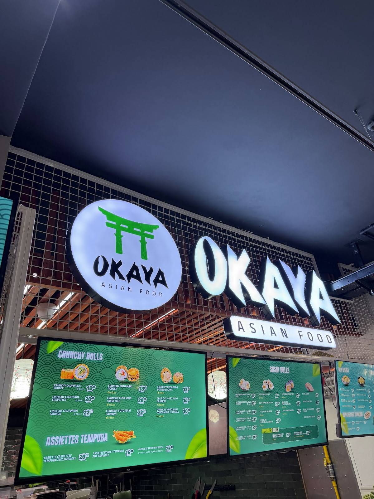 OKAYA меню