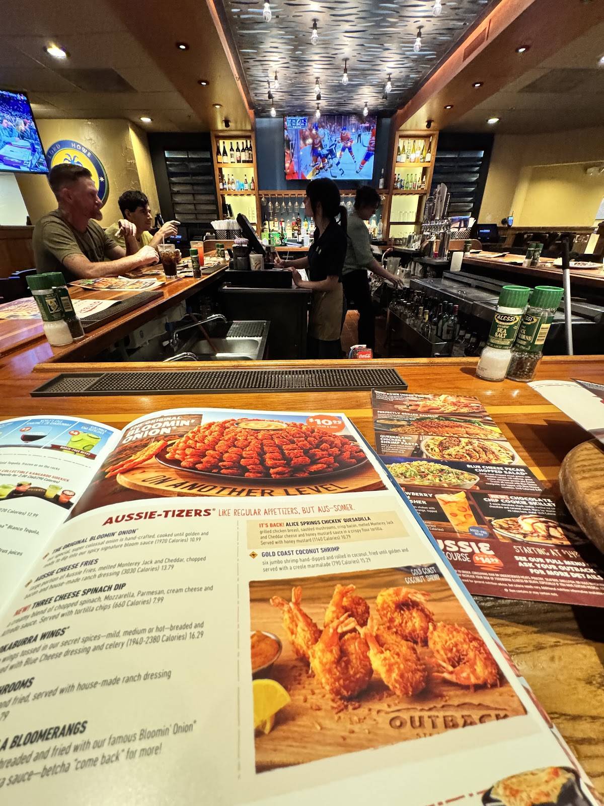 Outback Steakhouse меню