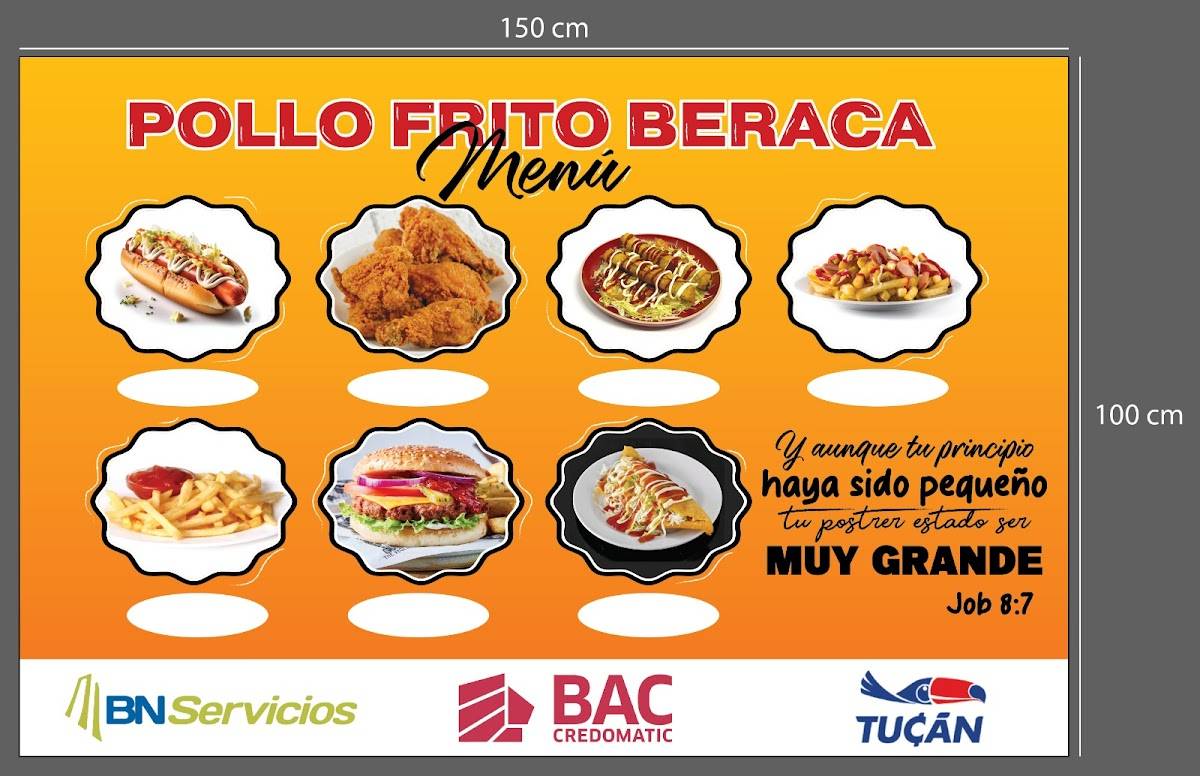 POLLOS BERACA меню