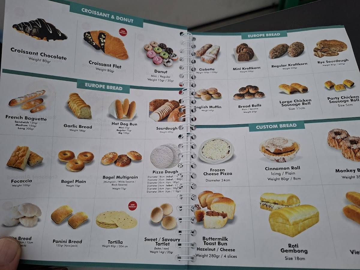 PT. Mount Merapi Bakehouse меню