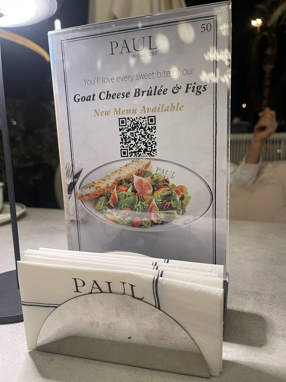 PAUL Bakery & Restaurant меню