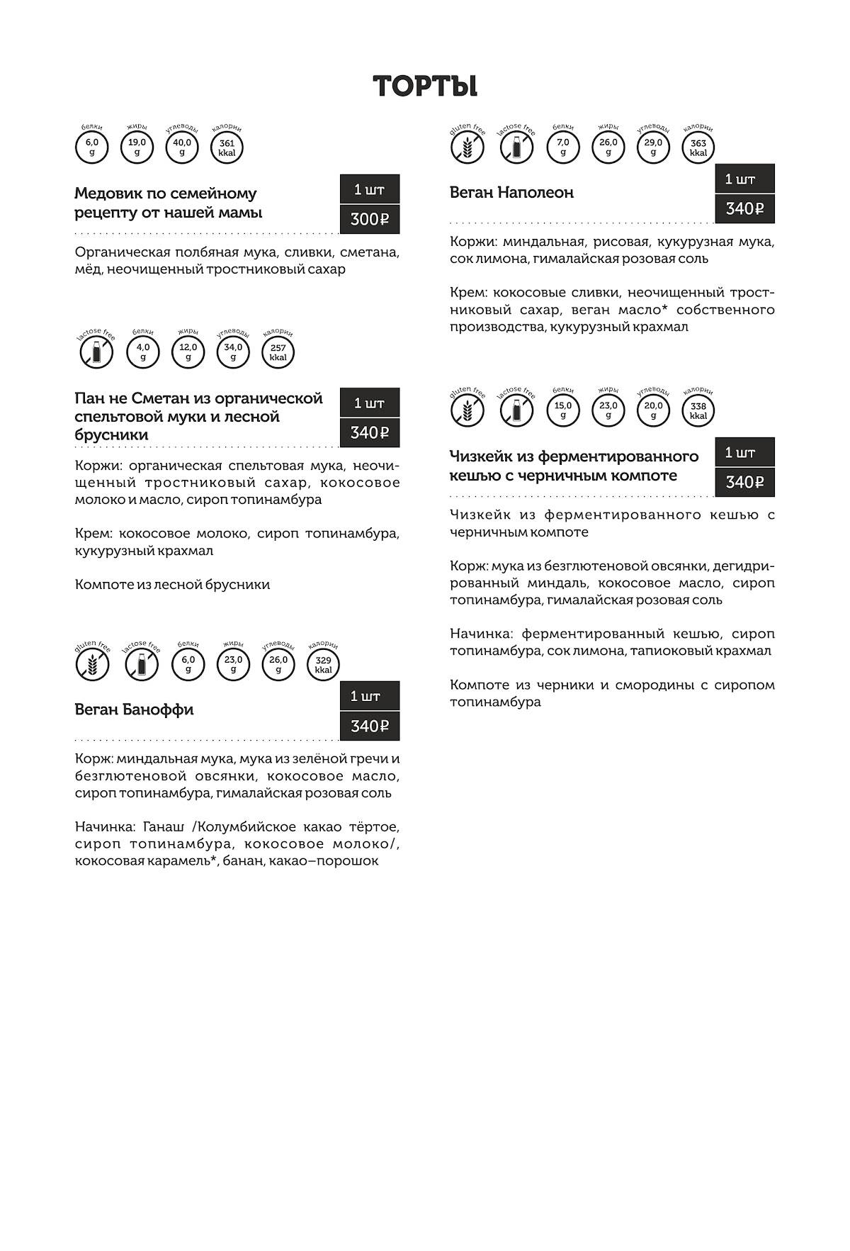 Крапива меню