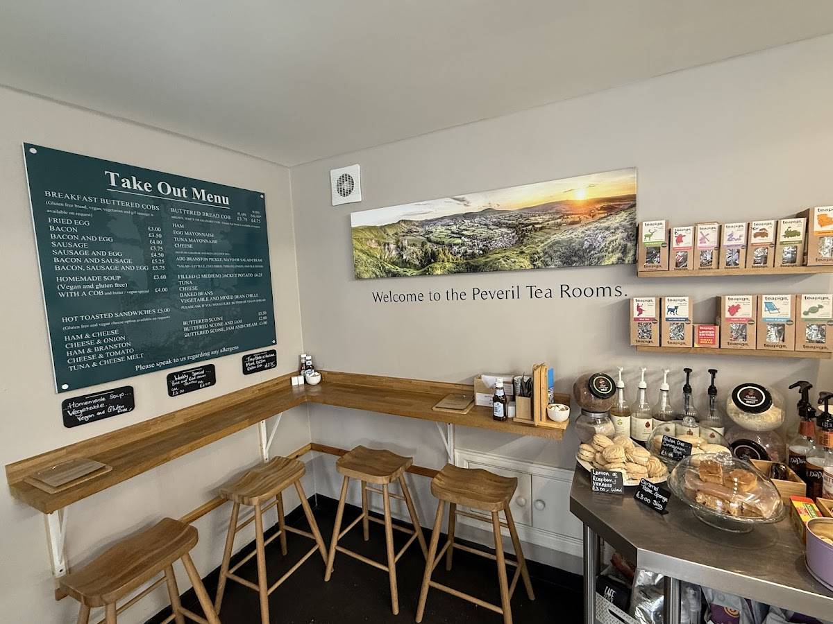 Peveril Tearooms меню