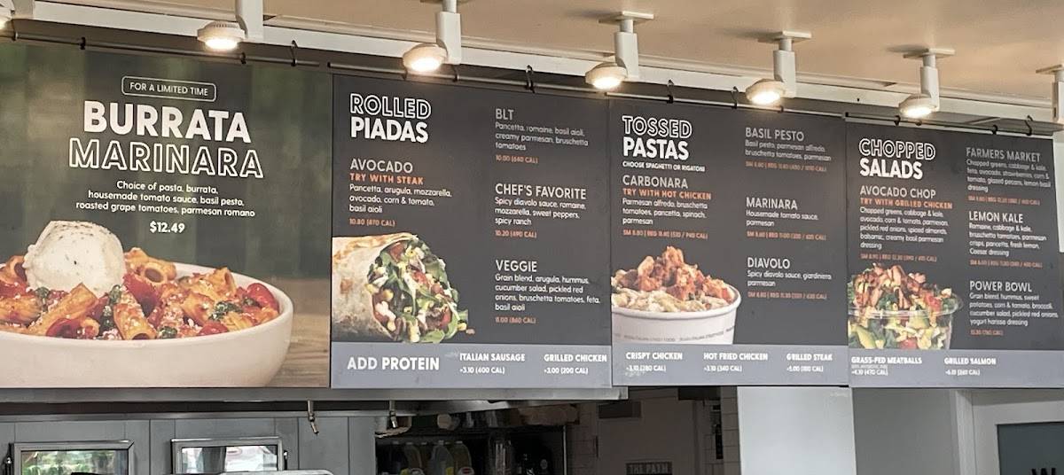Piada Italian Street Food меню