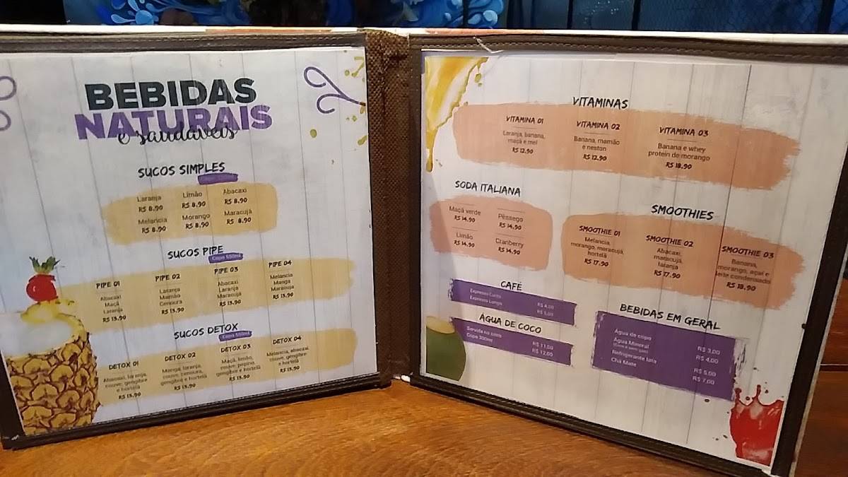 Pipe Açaí Sucos e Lanches меню