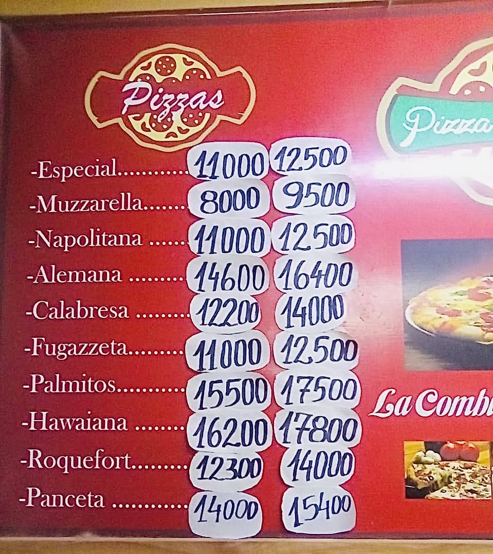 Pizza Bar JS меню