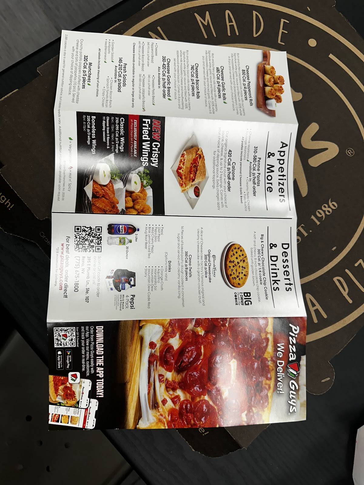 Pizza Guys меню