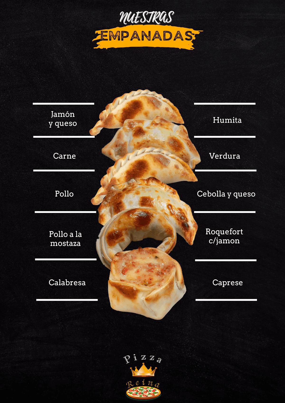 Pizza Reina меню