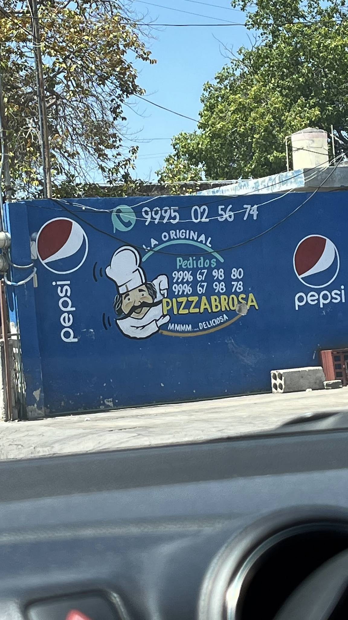 Pizzabrosa меню