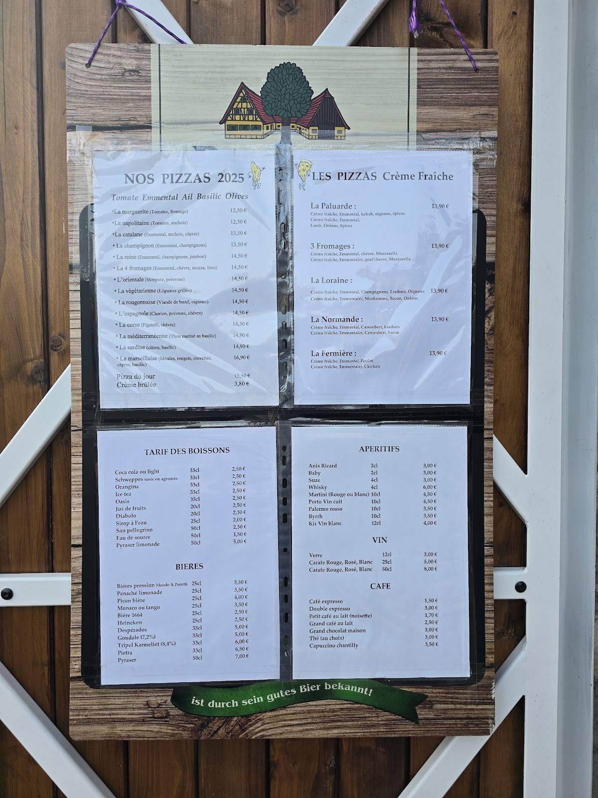 Pizzeria Jean Louis меню