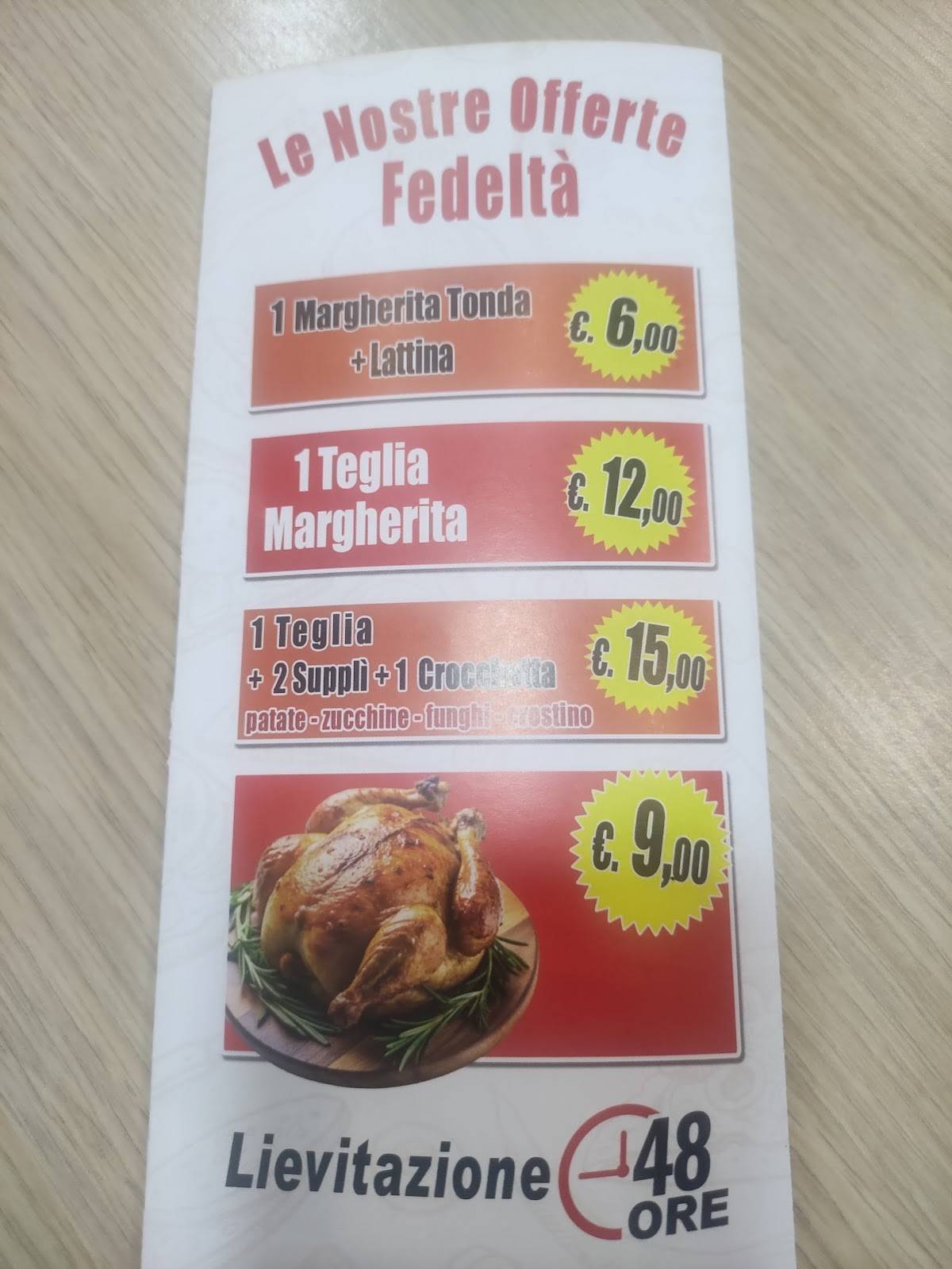 Pizzeria Massimina меню