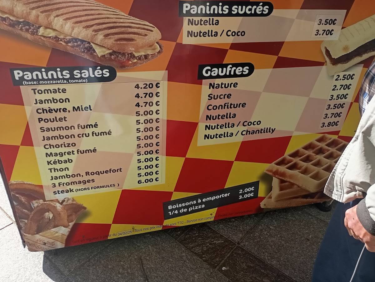 Pizzeria le calcio меню
