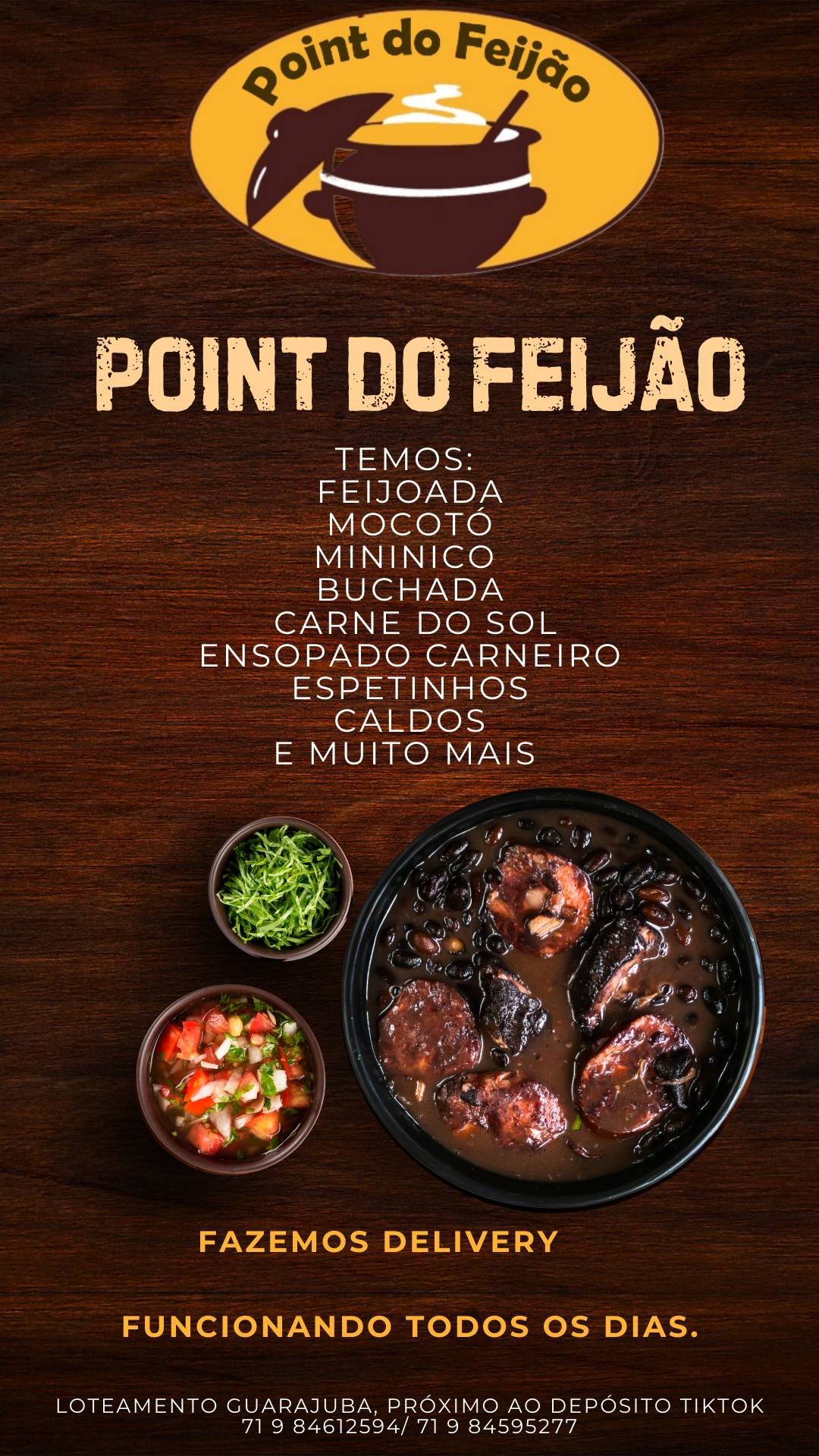 Point do Feijão меню