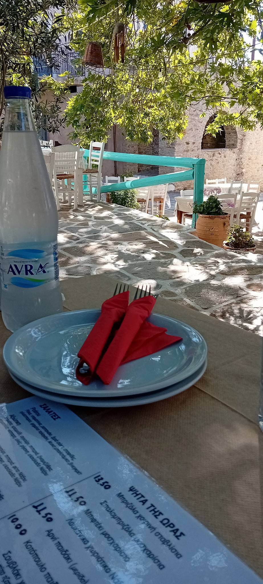 Potērou Tavern меню