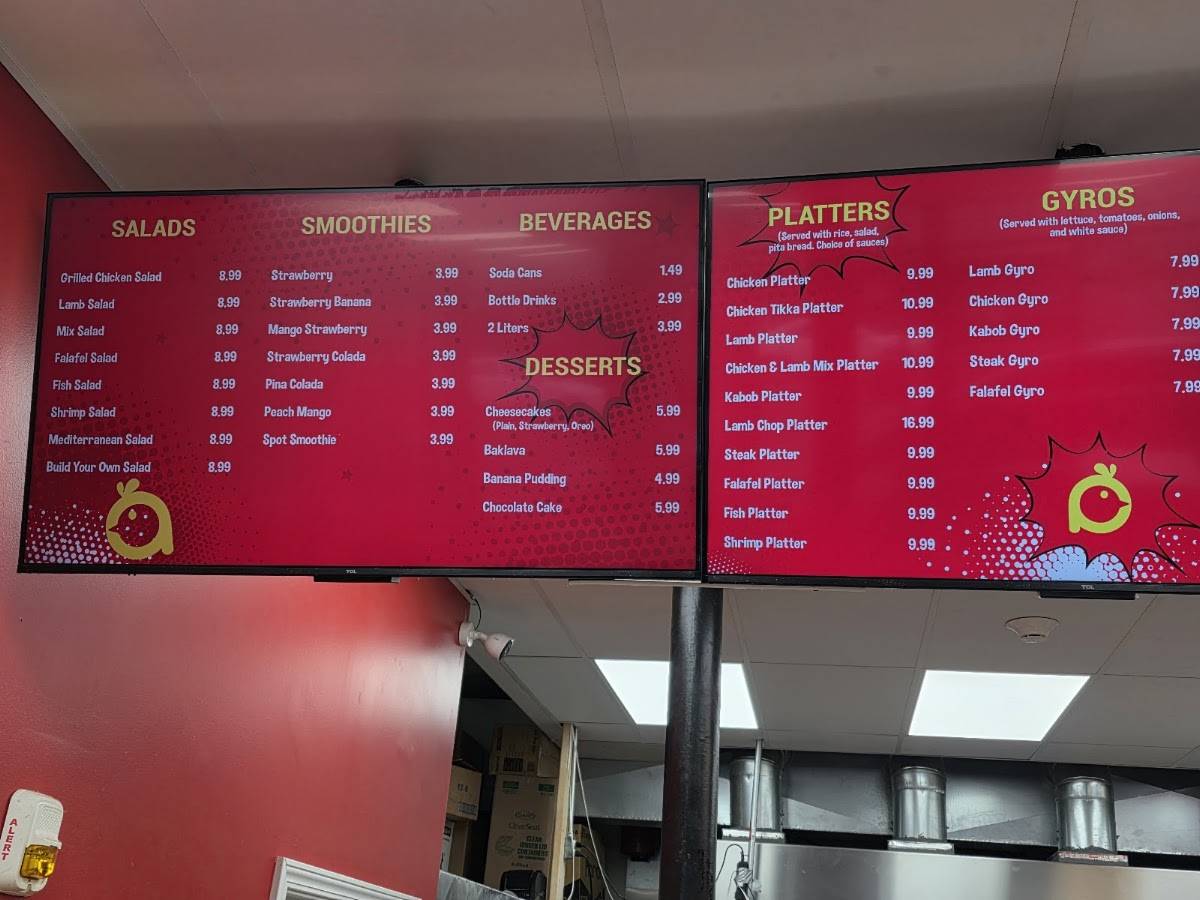 Halal Spot меню
