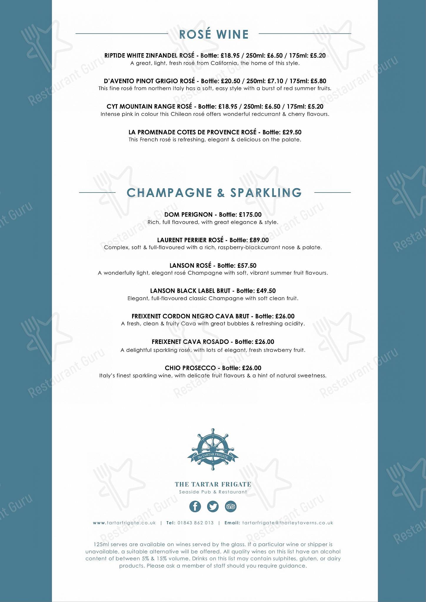 The Tartar Frigate в Бродстейрсе - Main menu