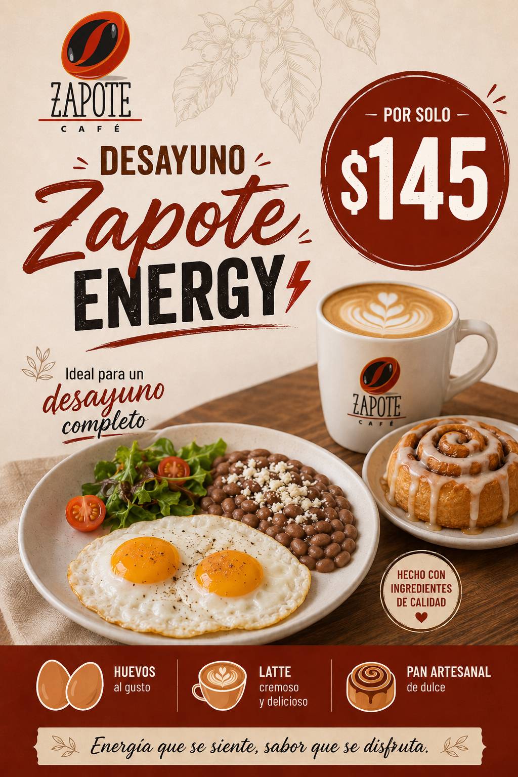 Zapote Café меню