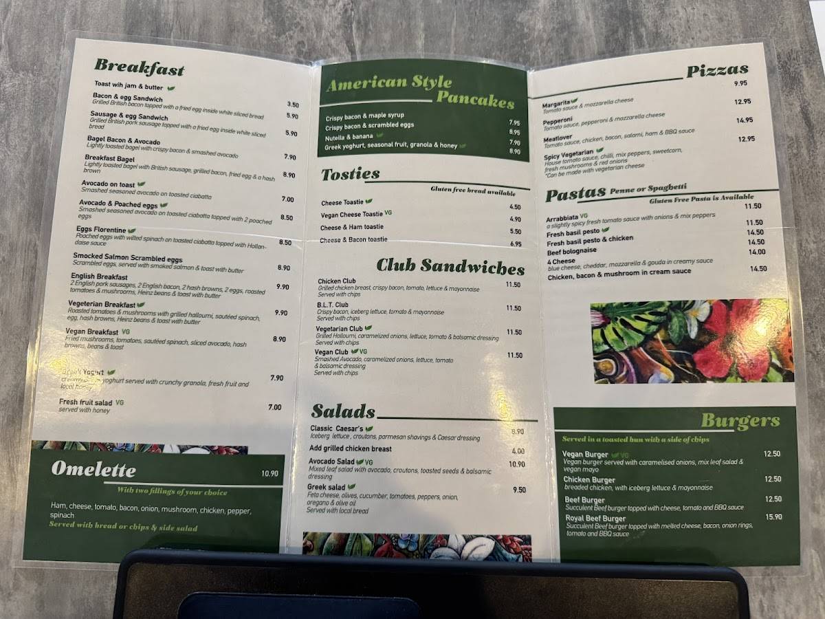 Pure Kavos Restaurant меню