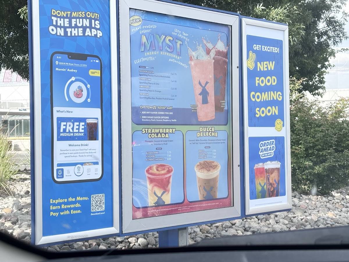 Dutch Bros Coffee меню