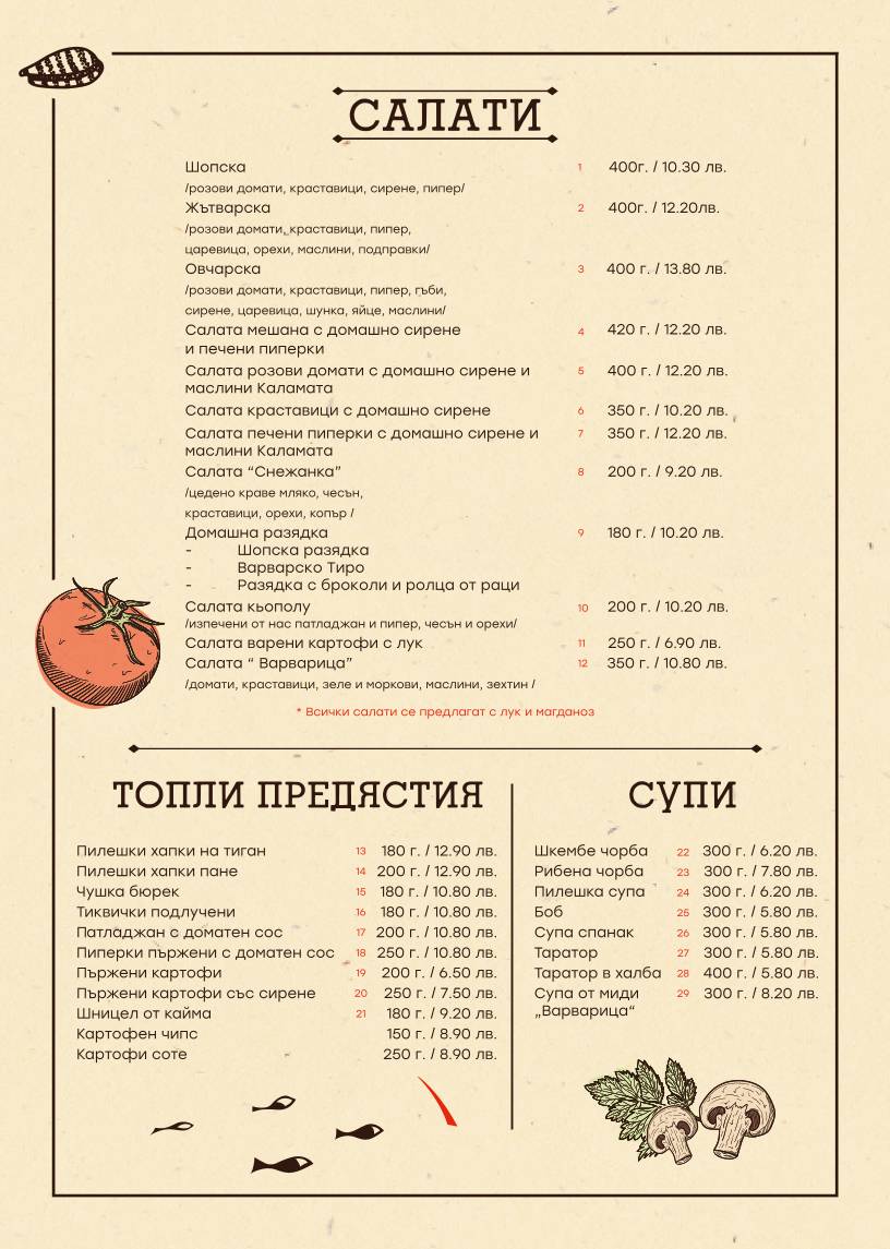 At Dimo's меню