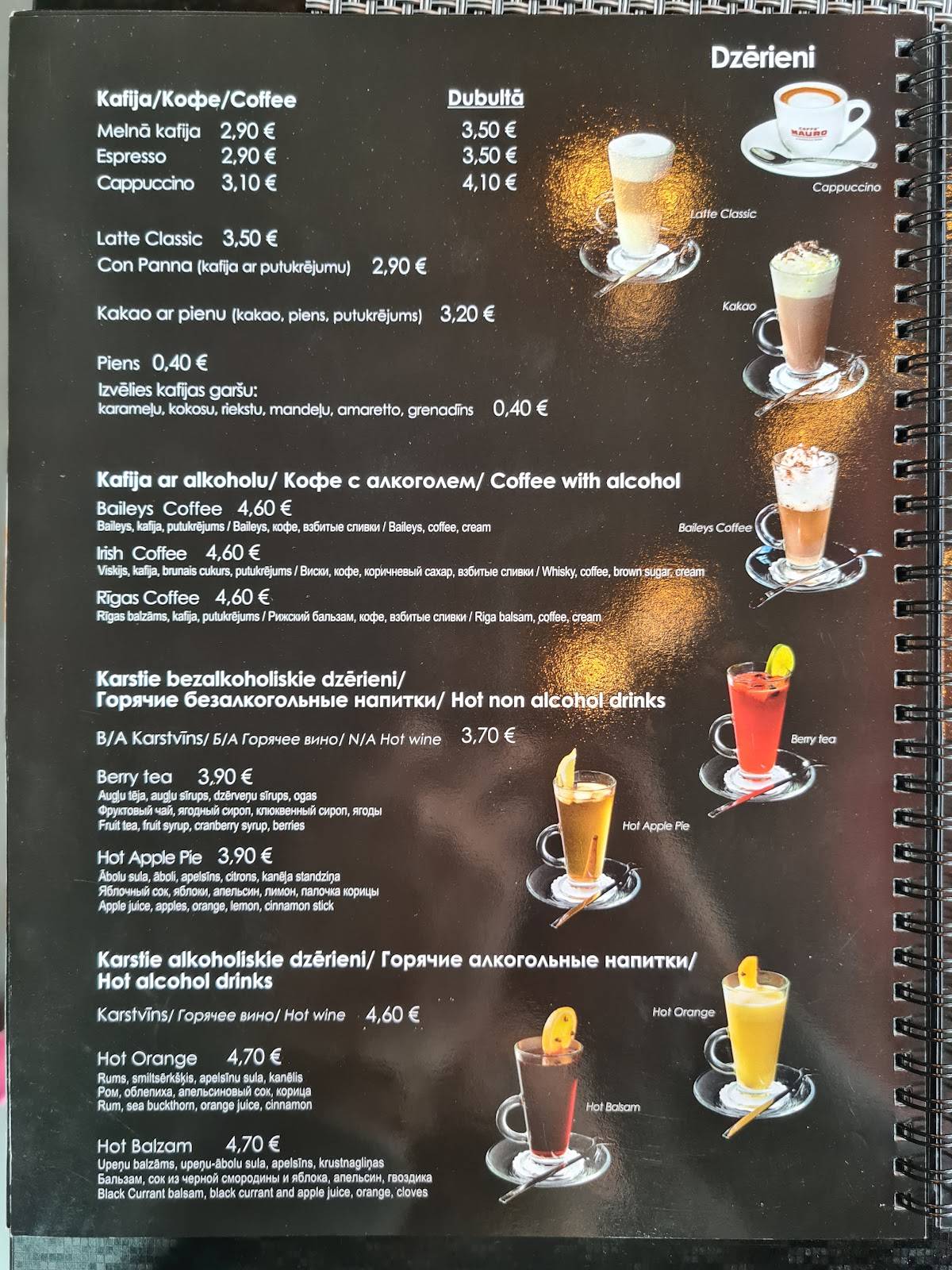 Bento, restorāns меню