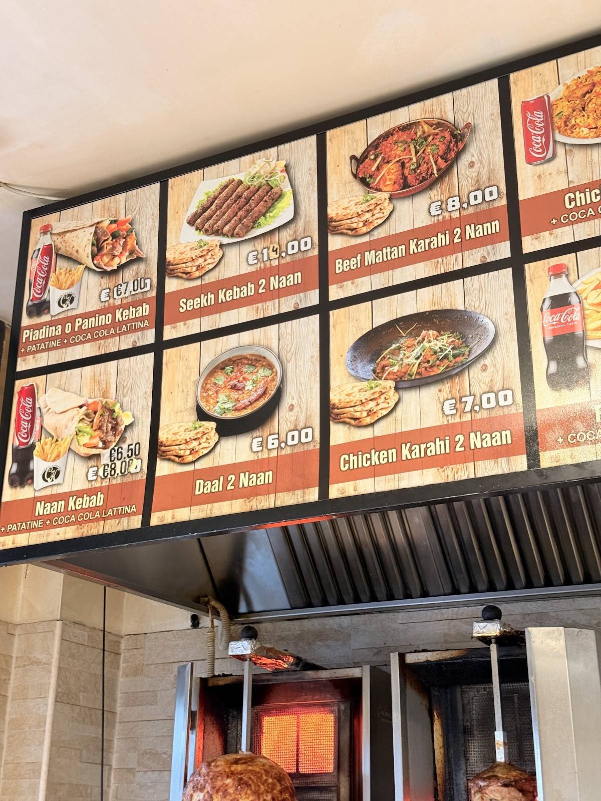 CHARSI KABANA KEBAB HALAL меню
