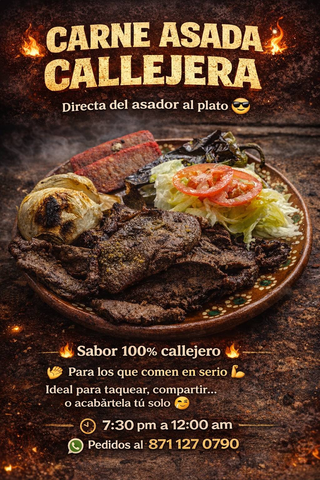 COMIDA CALLEJERA меню