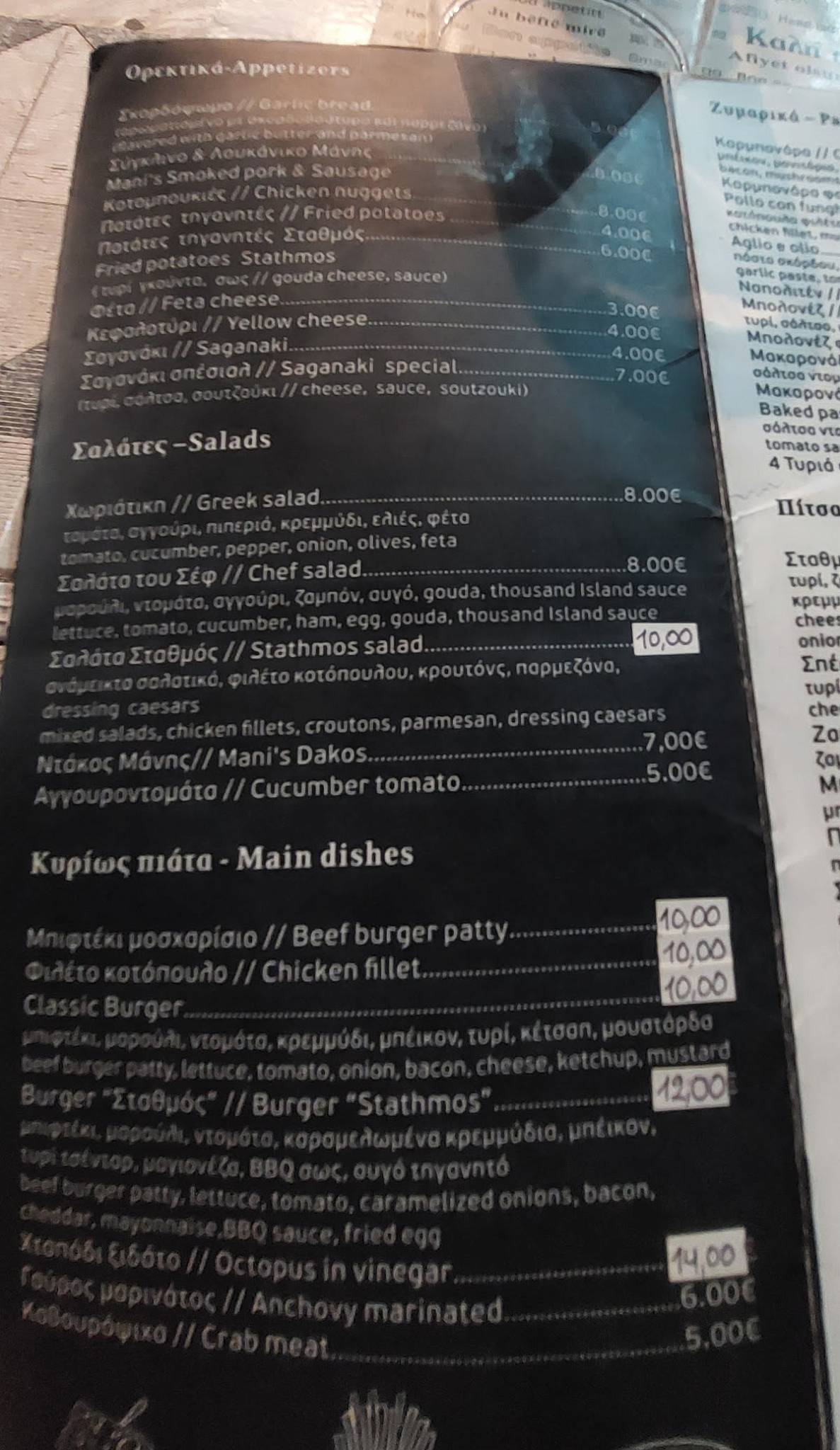 Cafe Station меню