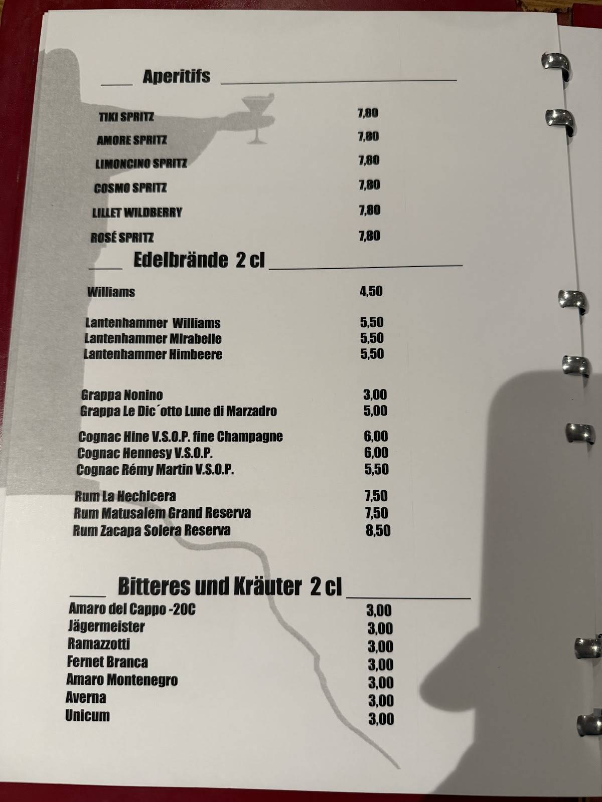 Restaurant Coppa Brazil меню