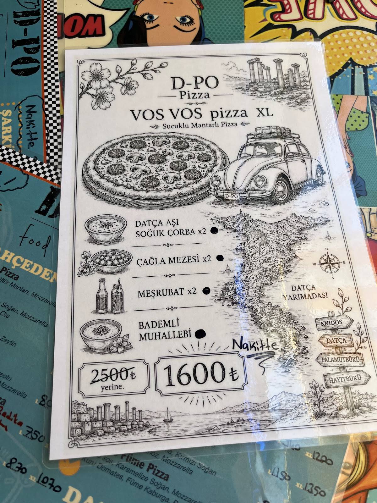 D-po Pizza меню