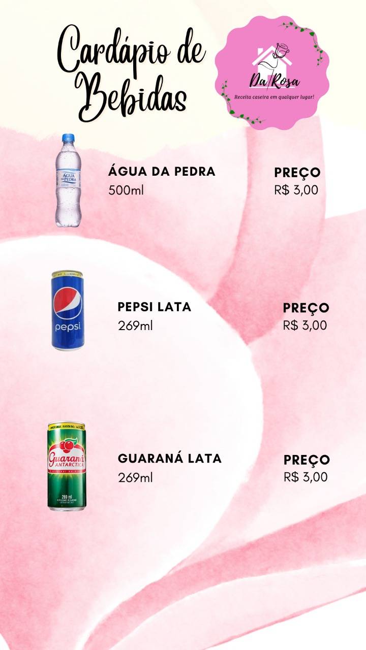 Da Rosa меню