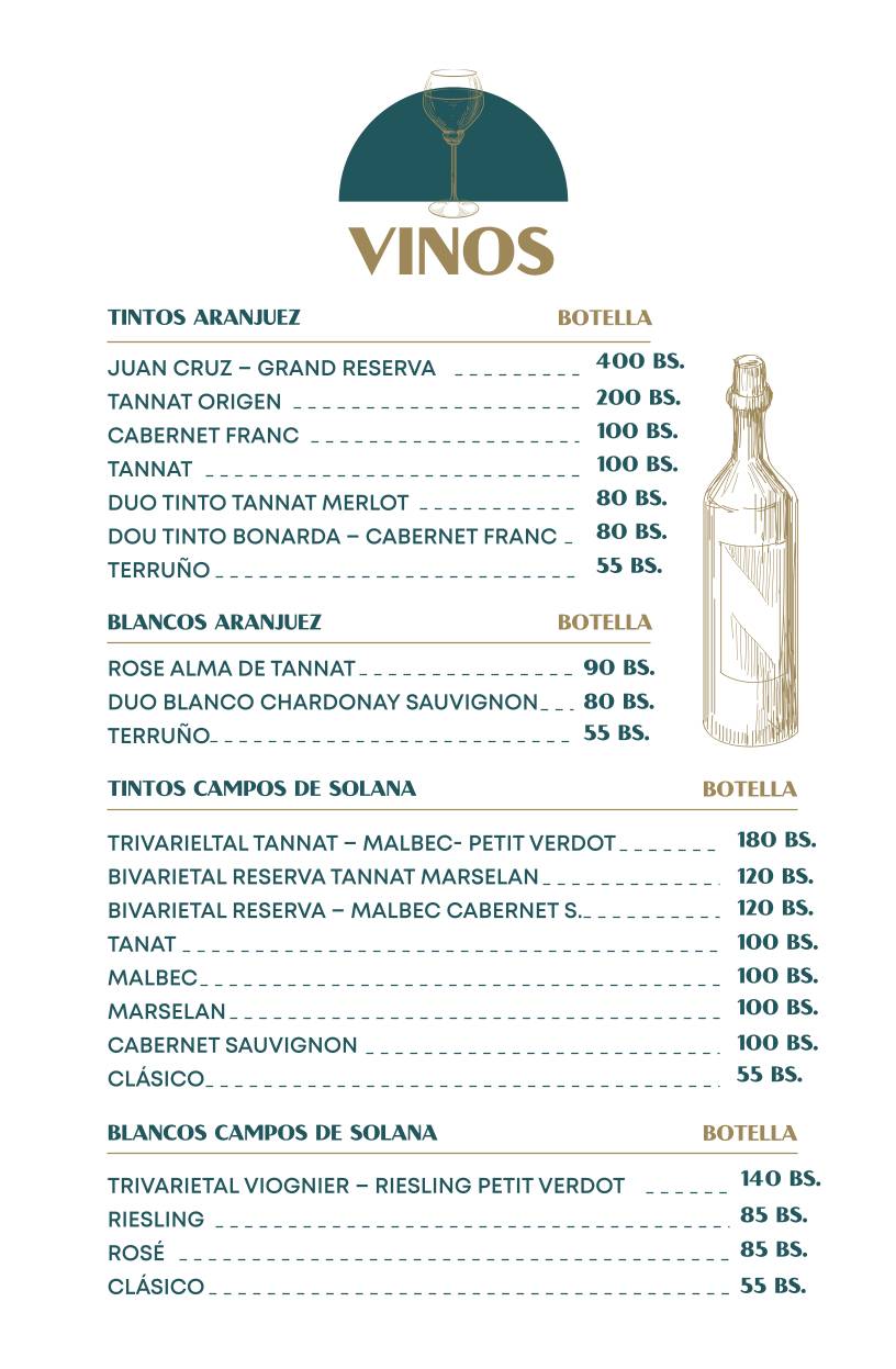 Del Río Resto Bar меню