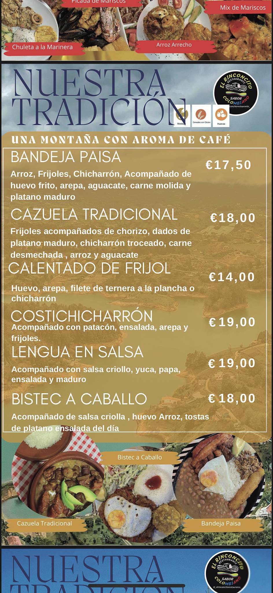 Restaurant EL RACONET меню