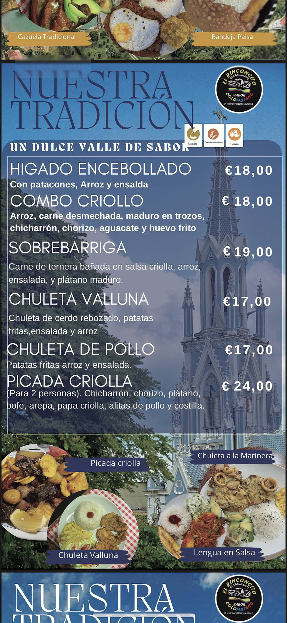 Restaurant EL RACONET меню