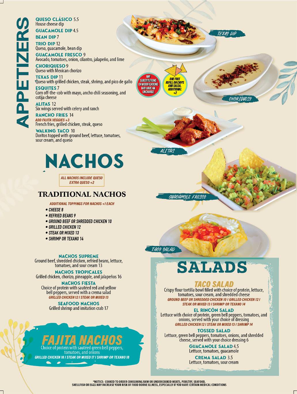 El Rincon меню