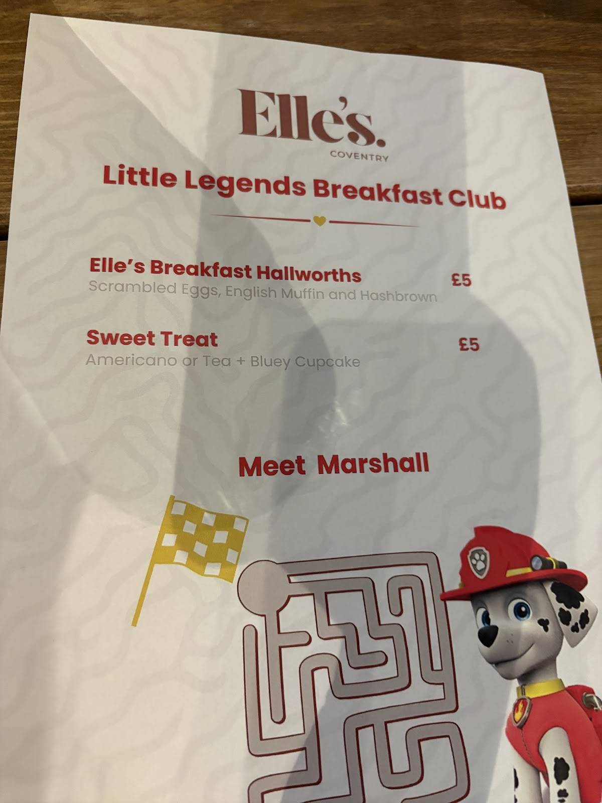 Elle’s меню