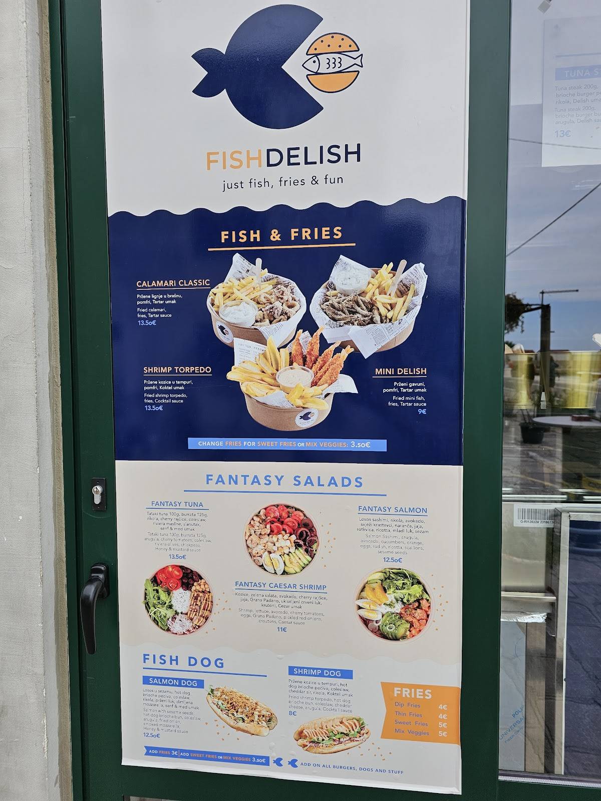 Fish Delish меню