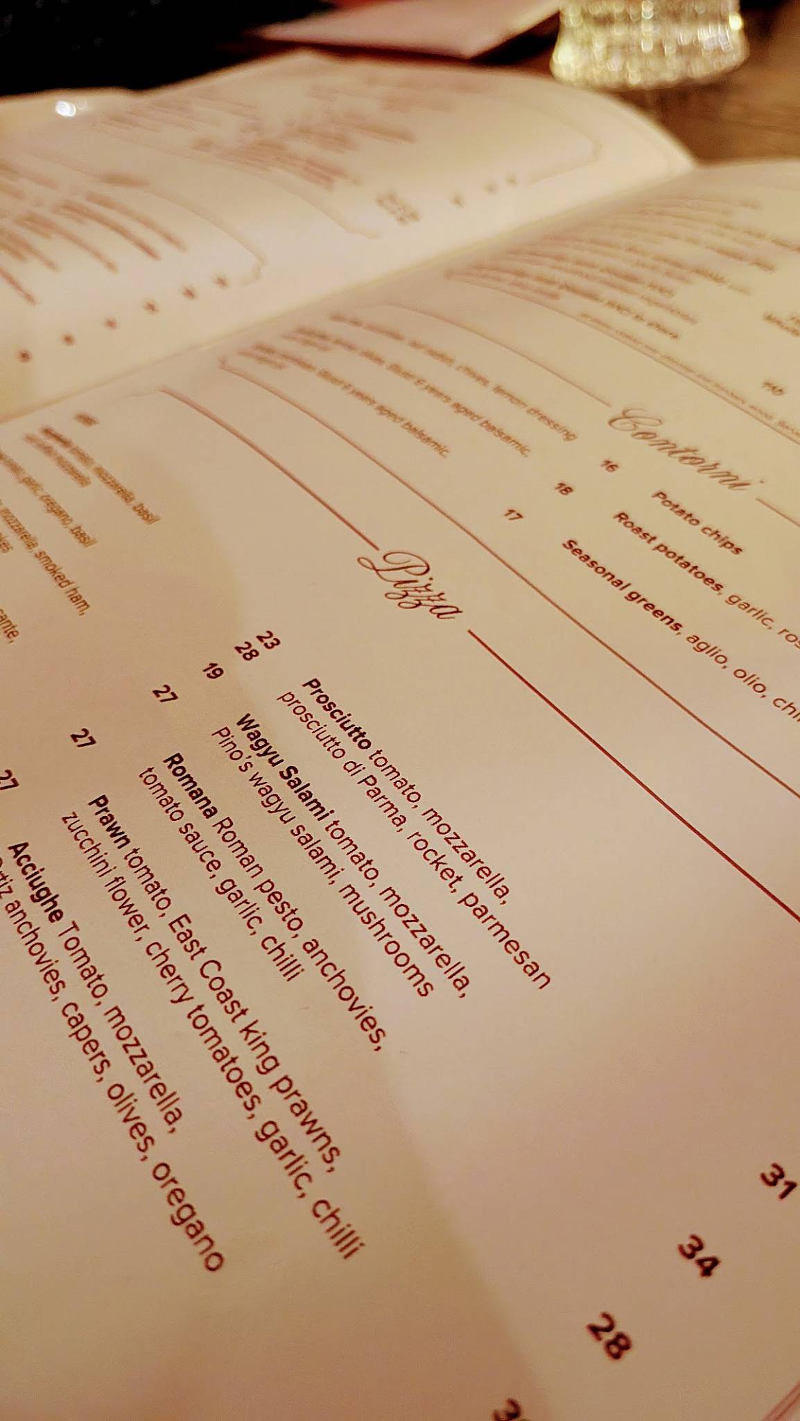 Grappa Ristorante e Bar The Rocks меню