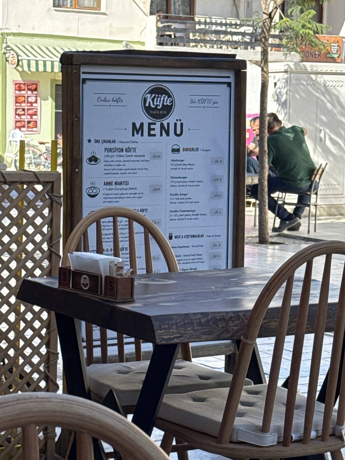 Küfte Food&Drink меню