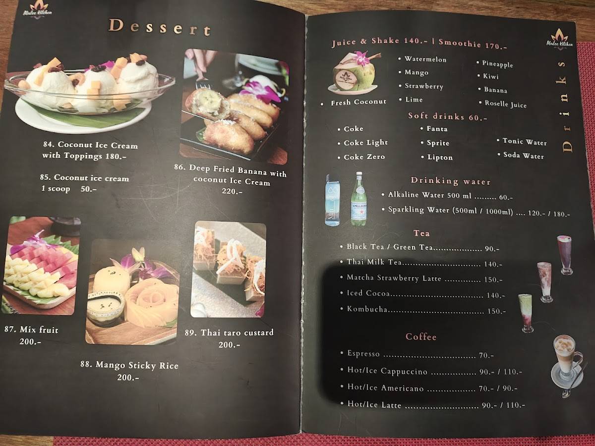 Malee Kitchen Chaweng меню