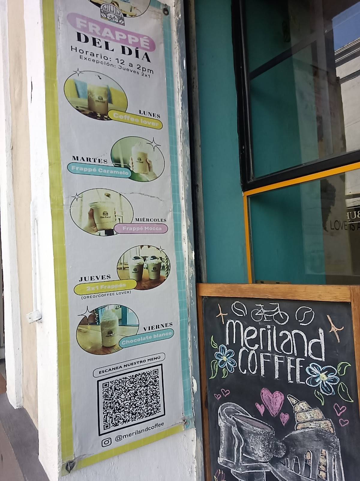 Meriland coffee меню