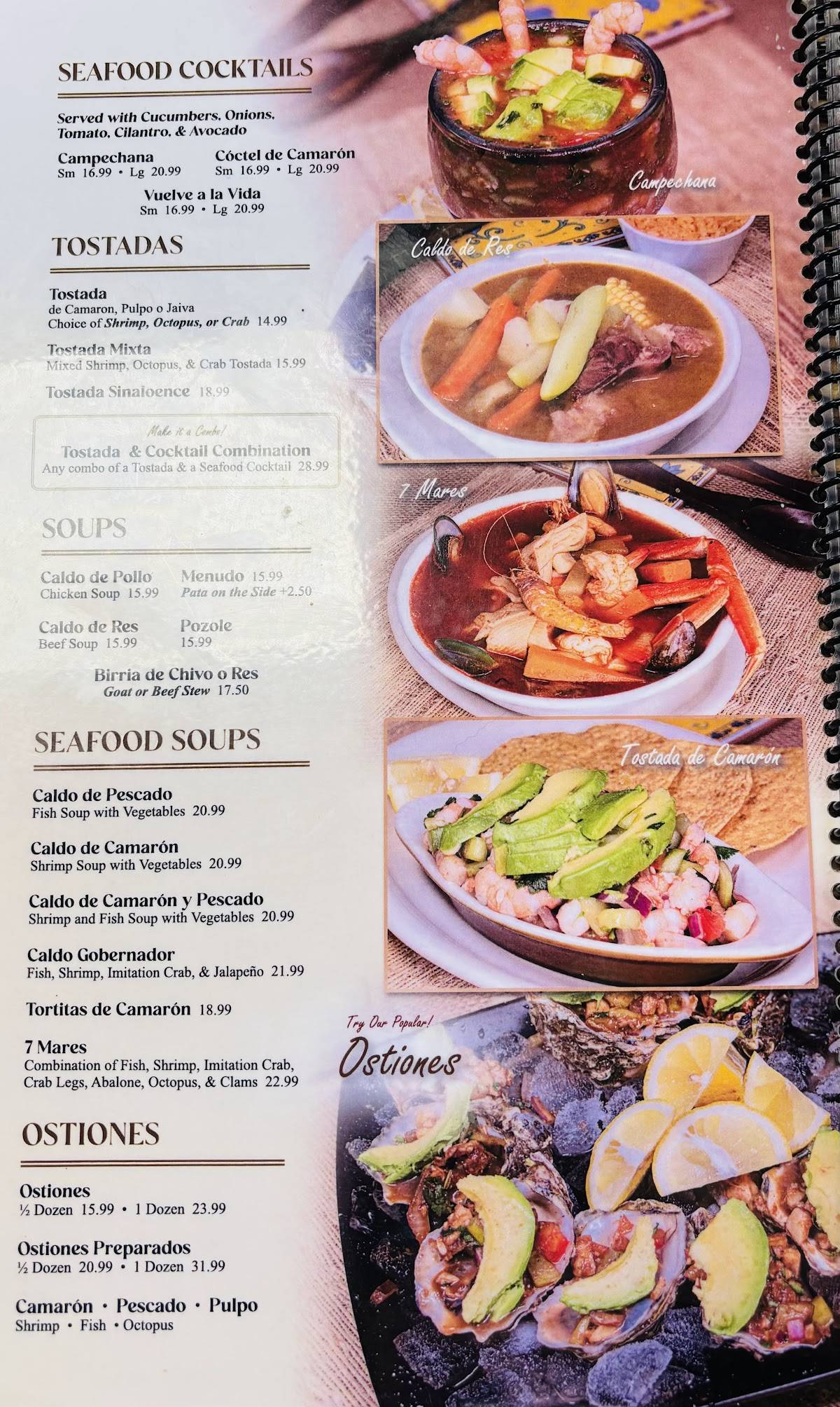 Mi Lindo Apatzingan меню