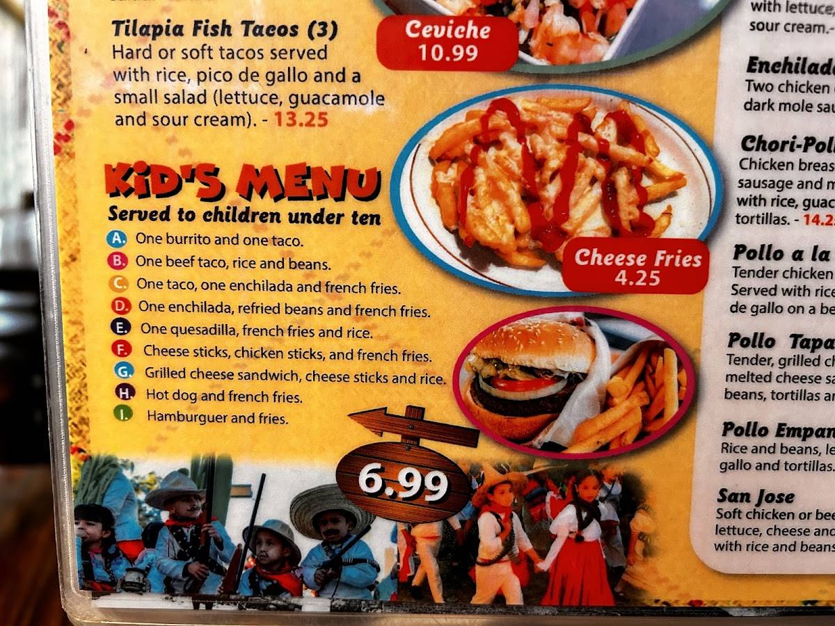 Mi Rancho меню