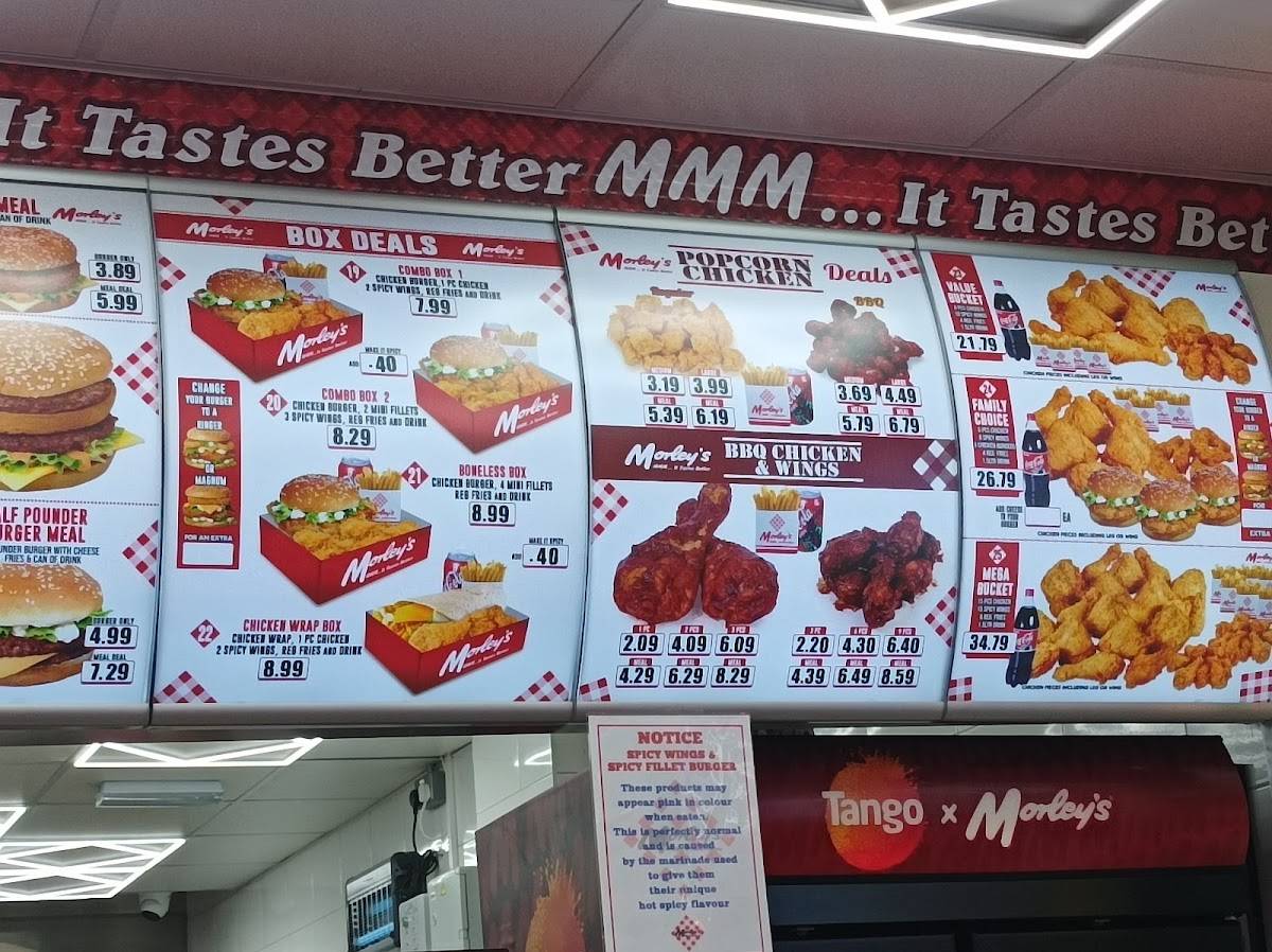Morley's Fried Chicken Bromley меню
