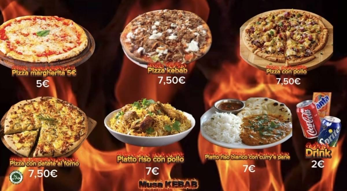 Musa kebab меню