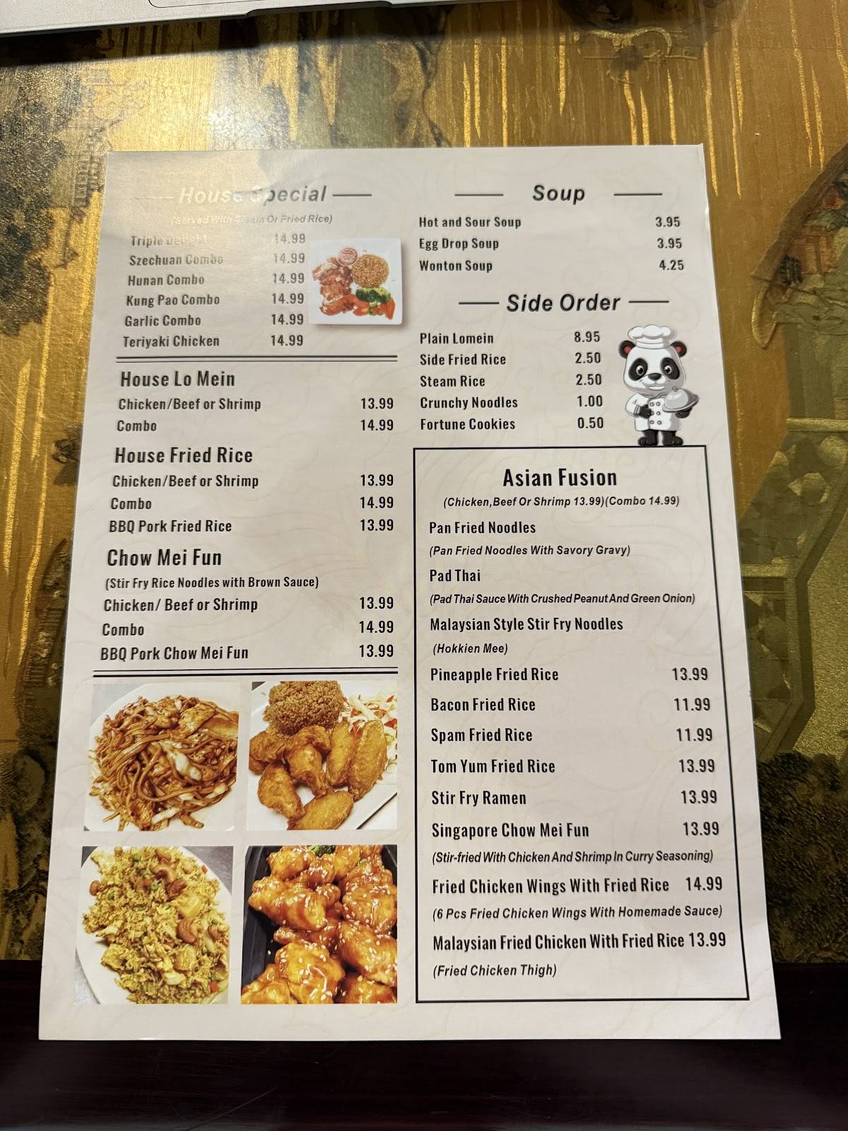 Panda Chef (Sachse) меню