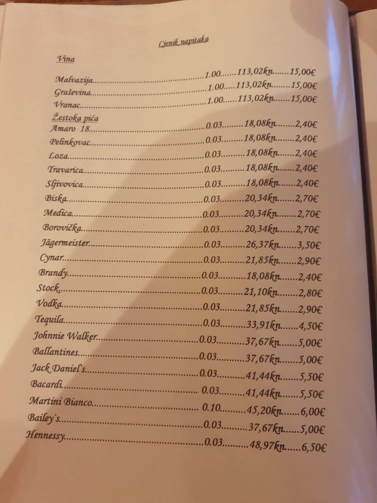 Pizzeria Pepi меню