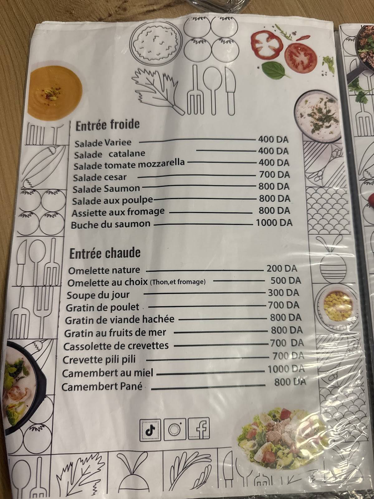 Restaurant Ralo меню