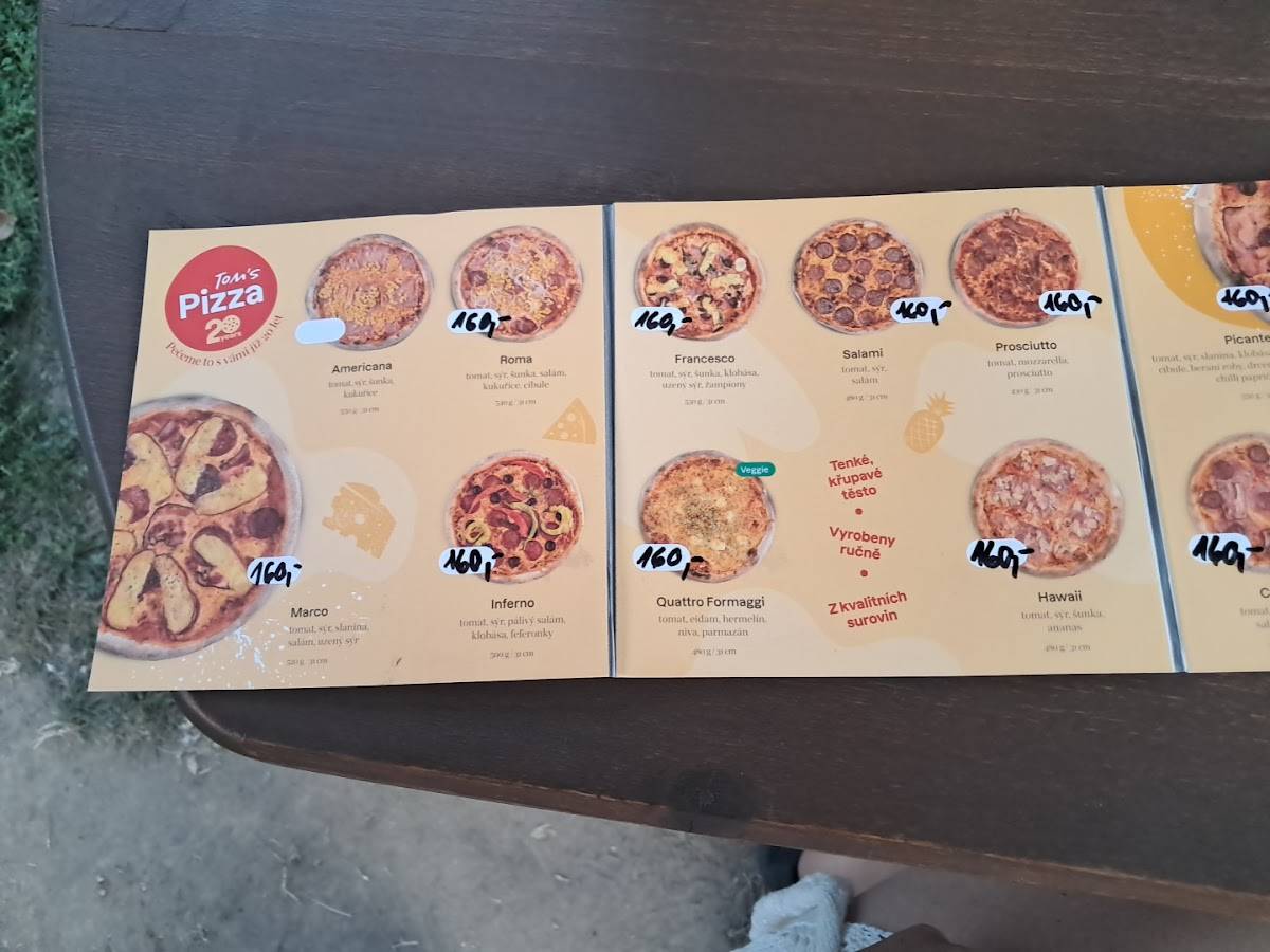Restaurace u Šárky меню